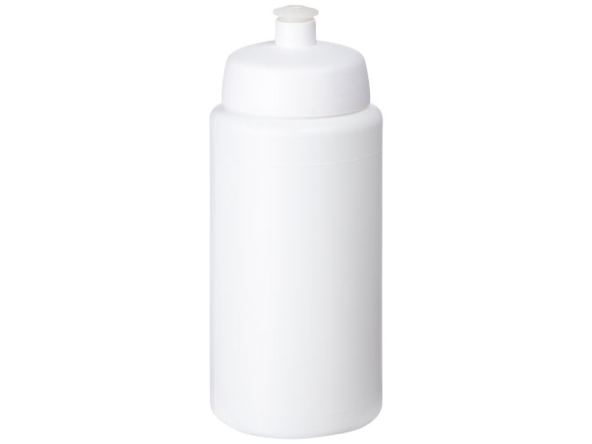 Baseline® Plus grip 500 ml Sportflasche mit Sportdeckel, weiss bedrucken, Art.-Nr. 21068701