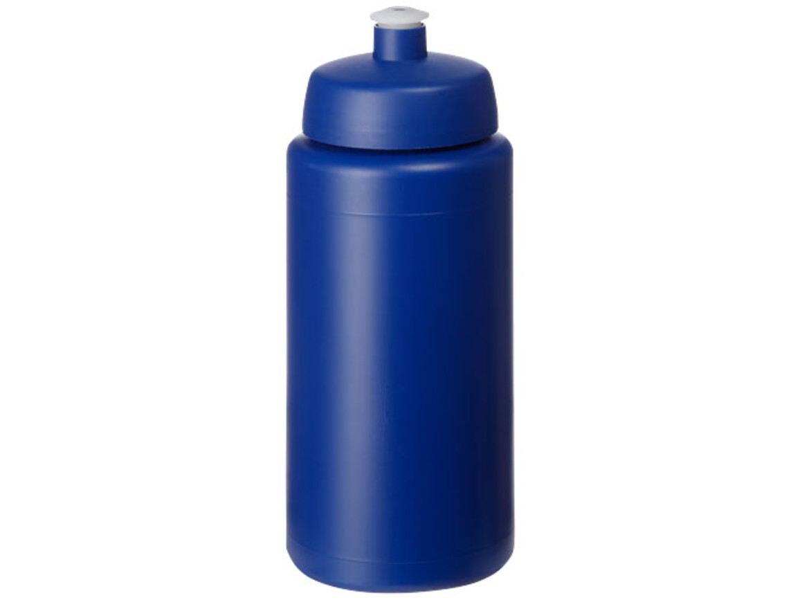 Baseline® Plus grip 500 ml Sportflasche mit Sportdeckel, blau bedrucken, Art.-Nr. 21068719