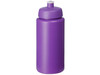Baseline® Plus grip 500 ml Sportflasche mit Sportdeckel, lila bedrucken, Art.-Nr. 21068723