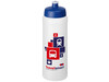 Baseline® Plus grip 750 ml Sportflasche mit Sportdeckel, transparent, blau bedrucken, Art.-Nr. 21068917