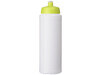 Baseline® Plus 750 ml Flasche mit Sportdeckel, weiss, limone bedrucken, Art.-Nr. 21069004