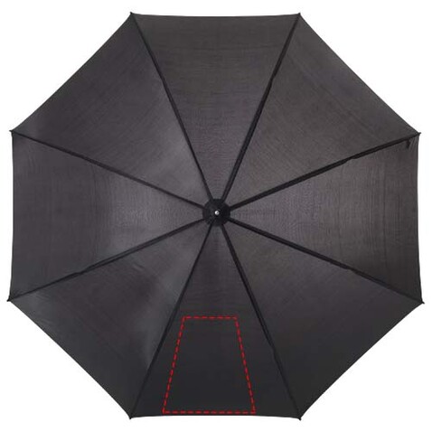 Karl 30" Golfschirm mit Holzgriff, schwarz bedrucken, Art.-Nr. 19547884