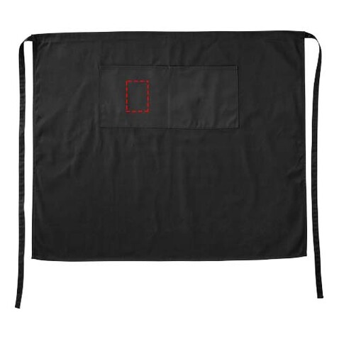 Skyla 240 g/m² Schürze, schwarz bedrucken, Art.-Nr. 19538474