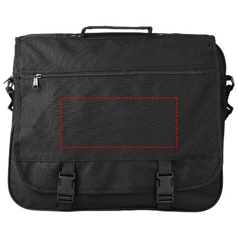 Anchorage Konferenztasche 11L, schwarz bedrucken, Art.-Nr. 19546661