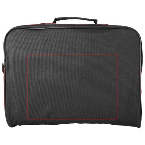 Florida Konferenztasche 7L, schwarz, rot bedrucken, Art.-Nr. 19549543