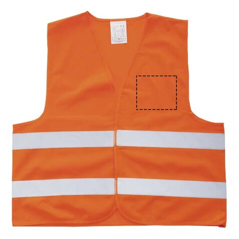 RFX™ See-me Sicherheitsweste für den professionellen Einsatz XL, orange bedrucken, Art.-Nr. 19538546