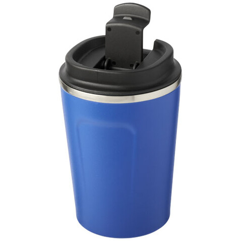 Thor 360 ml auslaufsicherer Kupfer-Vakuum Isolierbecher, blau bedrucken, Art.-Nr. 10058703 Thor 360 ml auslaufsicherer Kupfer-Vakuum Isolierbecher, blau bedrucken, Art.-Nr. 10058703