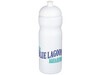 Baseline® Plus 650 ml Sportflasche mit Kuppeldeckel, weiss bedrucken, Art.-Nr. 21068601