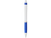 Turbo Kugelschreiber mit weißem Schaft, weiss, blau bedrucken, Art.-Nr. 10736301
