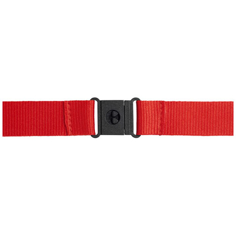 Yogi Lanyard mit Sicherheitsverschluss, rot bedrucken, Art.-Nr. 10213000 Yogi Lanyard mit Sicherheitsverschluss, rot bedrucken, Art.-Nr. 10213000