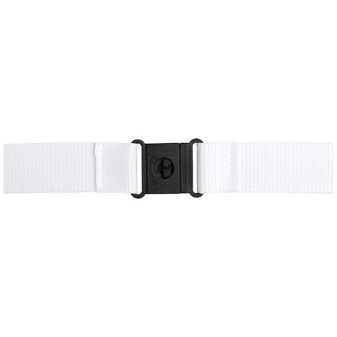 Yogi Lanyard mit Sicherheitsverschluss, weiss bedrucken, Art.-Nr. 19544972 Yogi Lanyard mit Sicherheitsverschluss, weiss bedrucken, Art.-Nr. 19544972