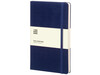Classic Hardcover Notizbuch L – liniert, berliner blau bedrucken, Art.-Nr. 10715101