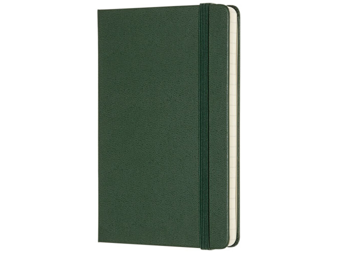 Classic Hardcover Notizbuch Taschenformat – liniert, myrtengrün bedrucken, Art.-Nr. 10715422
