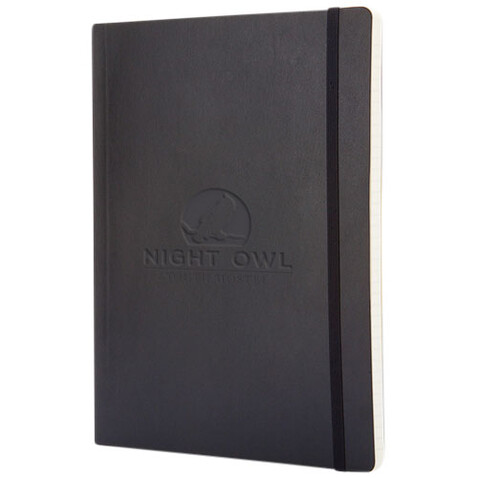 Moleskine Classic Softcover Notizbuch XL – liniert, schwarz bedrucken, Art.-Nr. 10715500
