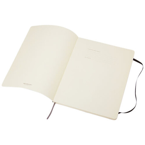Moleskine Classic Softcover Notizbuch XL – liniert, schwarz bedrucken, Art.-Nr. 10715500