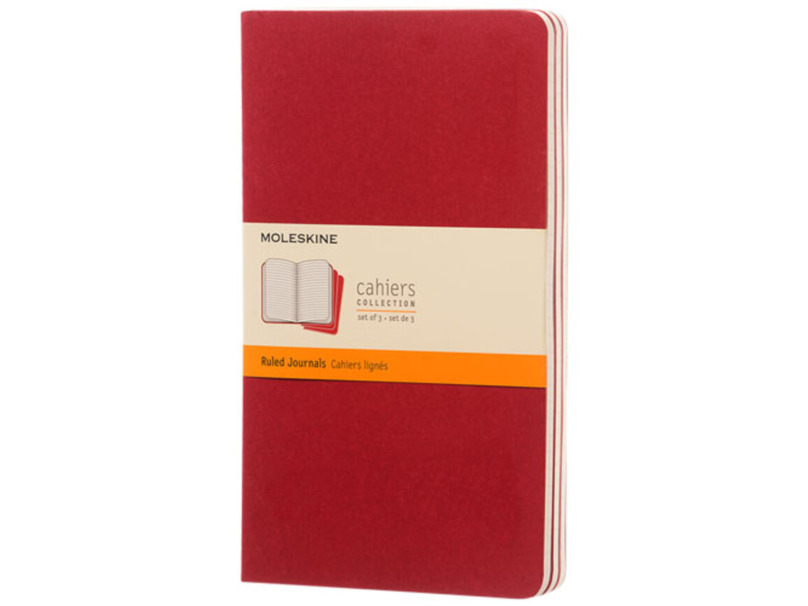 Cahier Journal L – liniert, Cranberry rot bedrucken, Art.-Nr. 10715816