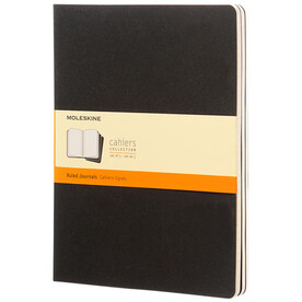 Moleskine Cahier Journal XL – liniert, schwarz bedrucken, Art.-Nr. 10715900
