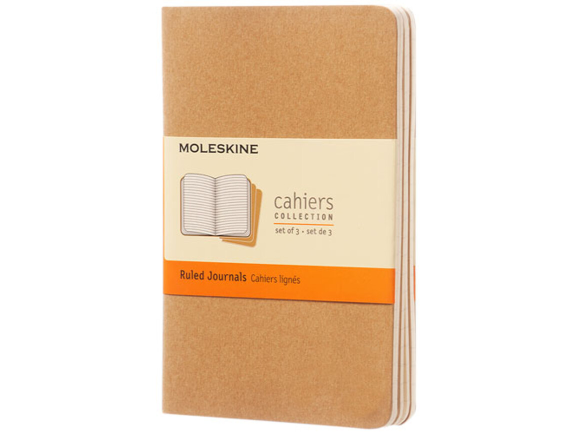 Cahier Journal Taschenformat – liniert, Kraftpapier bedrucken, Art.-Nr. 10716025