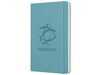 Classic Hardcover Notizbuch L – blanko, riffblau bedrucken, Art.-Nr. 10716710