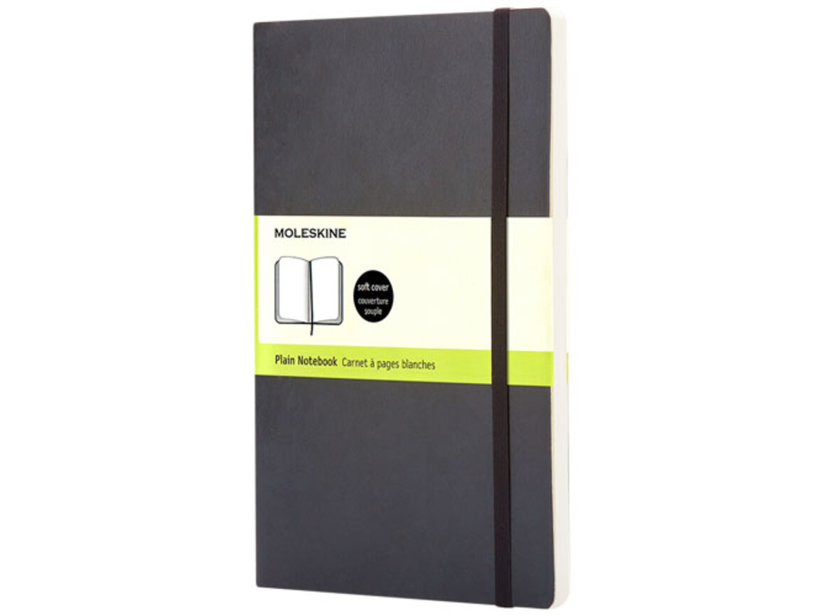 Classic Softcover Notizbuch L – blanko, schwarz bedrucken, Art.-Nr. 10716800