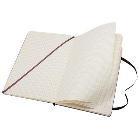 Moleskine Classic Hardcover Notizbuch L – kariert, schwarz bedrucken, Art.-Nr. 10716900 Moleskine Classic Hardcover Notizbuch L – kariert, schwarz bedrucken, Art.-Nr. 10716900