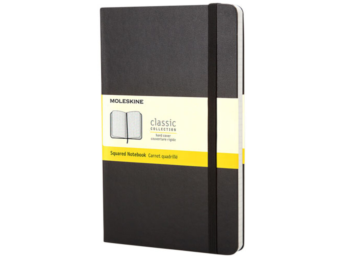 Classic Hardcover Notizbuch Taschenformat – liniert, schwarz bedrucken, Art.-Nr. 10717500
