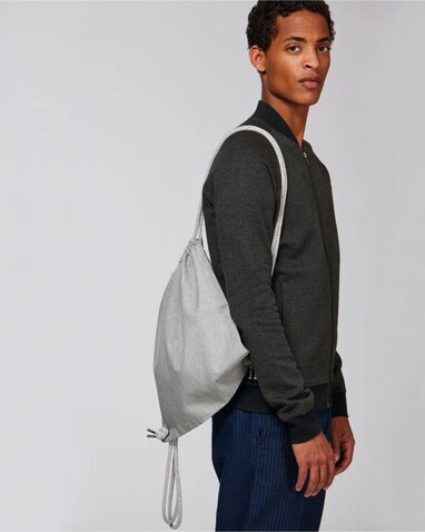 Gym Bag - Der gewebte Turnbeutel - Heather Grey - OS bedrucken, Art.-Nr. STAU763C250OS Gym Bag - Der gewebte Turnbeutel - Heather Grey - OS bedrucken, Art.-Nr. STAU763C250OS