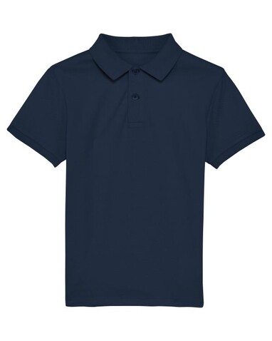 Mini Sprinter - Das Iconic Kinder-Polo - French Navy - 7-8/122-128cm bedrucken, Art.-Nr. STPK908C72707