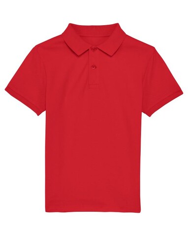 Mini Sprinter - Das Iconic Kinder-Polo - Red - 9-11/134-146cm bedrucken, Art.-Nr. STPK908C00409