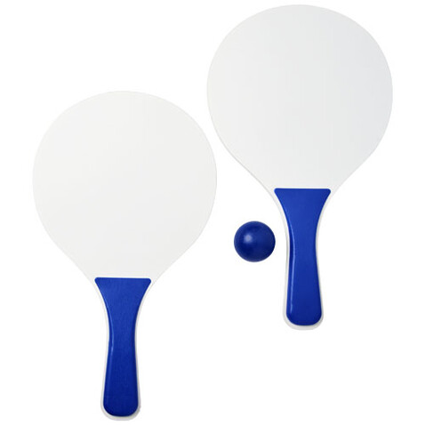 Bounce Strandspiel-Set, royalblau, weiss bedrucken, Art.-Nr. 10070205 Bounce Strandspiel-Set, royalblau, weiss bedrucken, Art.-Nr. 10070205