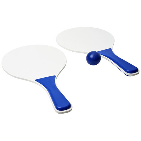 Bounce Strandspiel-Set, royalblau, weiss bedrucken, Art.-Nr. 10070205 Bounce Strandspiel-Set, royalblau, weiss bedrucken, Art.-Nr. 10070205