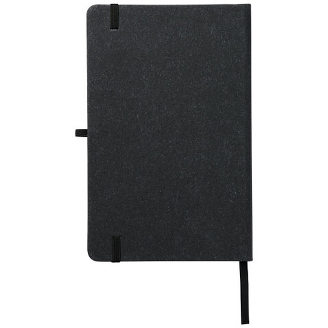 Atlanta A5 Notizbuch aus Lederresten, schwarz bedrucken, Art.-Nr. 10757500 Atlanta A5 Notizbuch aus Lederresten, schwarz bedrucken, Art.-Nr. 10757500