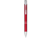 Moneta Druckkugelschreiber aus eloxiertem Aluminium, rot bedrucken, Art.-Nr. 10758302