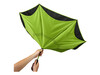 Yoon 23" umkehrbarer Regenschirm, limone, schwarz bedrucken, Art.-Nr. 10940209