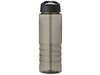 H2O Active® Treble 750 ml Sportflasche mit Ausgussdeckel, charcoal, schwarz bedrucken, Art.-Nr. 21087702