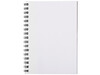 Desk-Mate® A6 Notizbuch mit Kunststoff Cover und Spiralbindung, weiss, schwarz bedrucken, Art.-Nr. 21248012