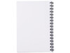 Desk-Mate® A6 Notizbuch mit Kunststoff Cover und Spiralbindung, weiss, schwarz bedrucken, Art.-Nr. 21248012