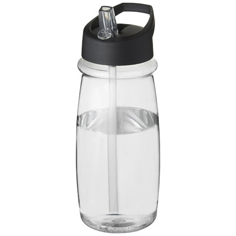 H2O Active® Pulse 600 ml Sportflasche mit Ausgussdeckel, transparent, schwarz bedrucken, Art.-Nr. 21088200 H2O Active® Pulse 600 ml Sportflasche mit Ausgussdeckel, transparent, schwarz bedrucken, Art.-Nr. 21088200
