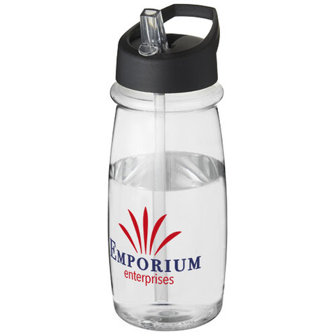 H2O Active® Pulse 600 ml Sportflasche mit Ausgussdeckel, transparent, schwarz bedrucken, Art.-Nr. 21088200 H2O Active® Pulse 600 ml Sportflasche mit Ausgussdeckel, transparent, schwarz bedrucken, Art.-Nr. 21088200