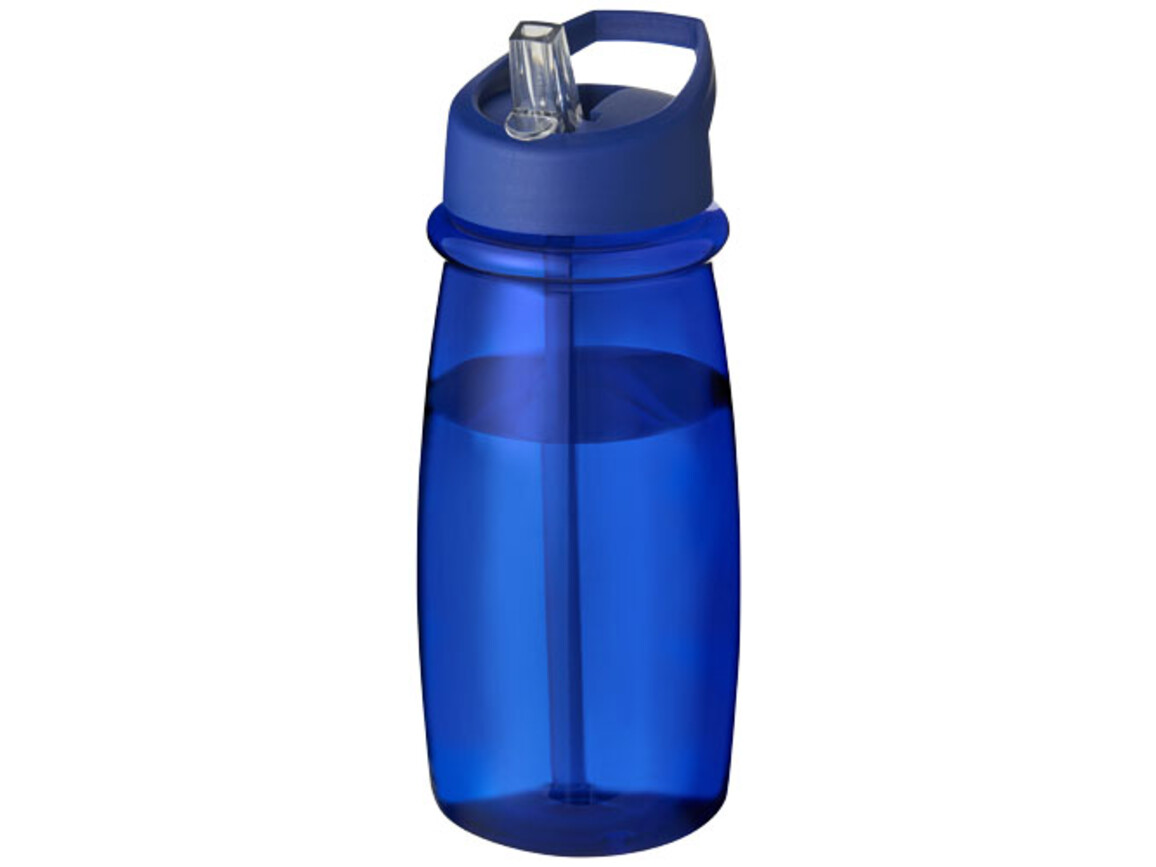 H2O Active® Pulse 600 ml Sportflasche mit Ausgussdeckel, blau bedrucken, Art.-Nr. 21088205
