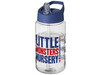 H2O Active® Bop 500 ml Sportflasche mit Ausgussdeckel, transparent, blau bedrucken, Art.-Nr. 21088301