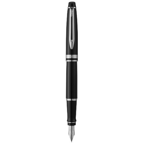 Waterman Expert Füllfederhalter (blaue Mine), schwarz, chrom bedrucken, Art.-Nr. 10650700 Waterman Expert Füllfederhalter (blaue Mine), schwarz, chrom bedrucken, Art.-Nr. 10650700