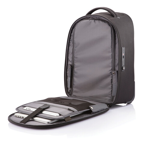 Bobby Rucksack Trolley anthrazit, grau bedrucken, Art.-Nr. P705.771