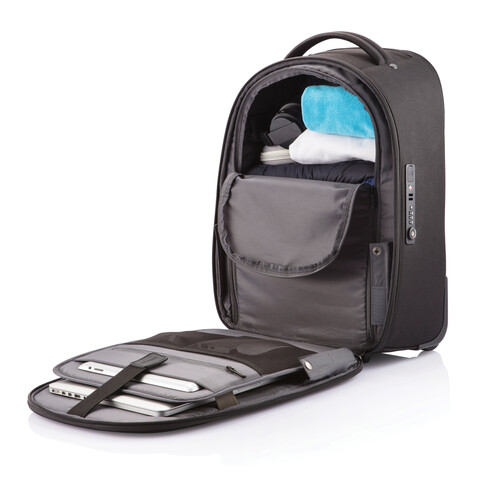 Bobby Rucksack Trolley anthrazit, grau bedrucken, Art.-Nr. P705.771