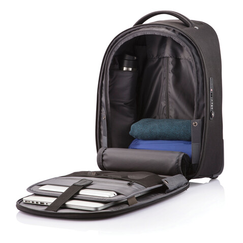 Bobby Rucksack Trolley anthrazit, grau bedrucken, Art.-Nr. P705.771