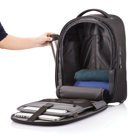Bobby Rucksack Trolley anthrazit, grau bedrucken, Art.-Nr. P705.771