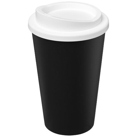 Americano® Eco 350 ml recycelter Becher, schwarz, weiss bedrucken, Art.-Nr. 21042200 Americano® Eco 350 ml recycelter Becher, schwarz, weiss bedrucken, Art.-Nr. 21042200