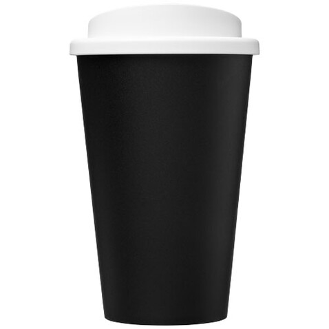 Americano® Eco 350 ml recycelter Becher, schwarz, weiss bedrucken, Art.-Nr. 21042200 Americano® Eco 350 ml recycelter Becher, schwarz, weiss bedrucken, Art.-Nr. 21042200