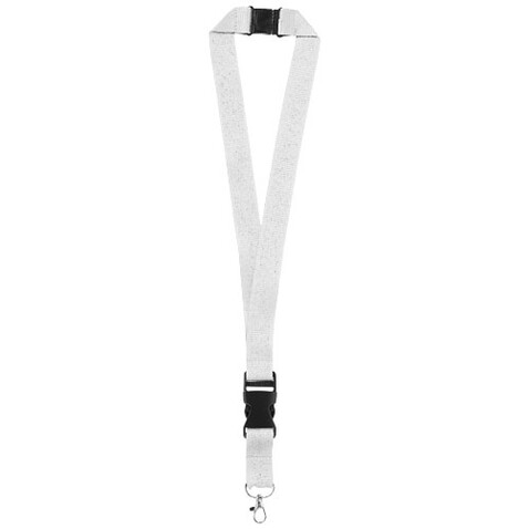 Yogi Lanyard mit Sicherheitsverschluss, weiss bedrucken, Art.-Nr. 19544972 Yogi Lanyard mit Sicherheitsverschluss, weiss bedrucken, Art.-Nr. 19544972
