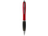 Nash Kugelschreiber farbig mit schwarzem Griff, rot, schwarz bedrucken, Art.-Nr. 10615500